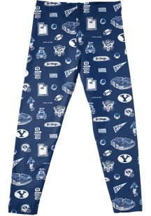 Vive La Fete BYU Cougars Toddler Blue Impressions Bottoms Leggings
