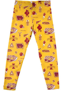 Vive La Fete Iowa State Cyclones Toddler Gold Impressions Bottoms Leggings