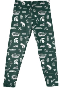 Vive La Fete Michigan State Spartans Toddler Green Impressions Bottoms Leggings