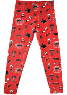 Vive La Fete Texas Tech Red Raiders Toddler Red Impressions Bottoms Leggings