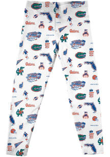 Vive La Fete Florida Gators Toddler White Impressions Bottoms Leggings