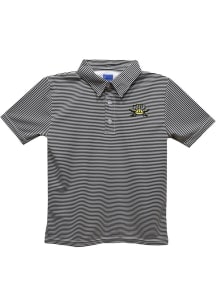 Vive La Fete Northern Kentucky Norse Toddler Black Pencil Stripe Short Sleeve Polo Shirt