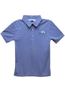 Vive La Fete UAH Chargers Toddler Blue Pencil Stripe Short Sleeve Polo Shirt