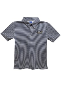 Vive La Fete Georgia Southern Eagles Youth Navy Blue Pencil Stripe Short Sleeve Polo Shirt