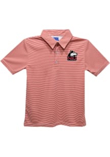Vive La Fete Northern Illinois Huskies Youth Red Pencil Stripe Short Sleeve Polo Shirt