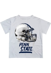 Vive La Fete Penn State Nittany Lions Youth White Helmet Short Sleeve T-Shirt