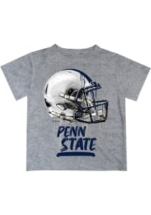 Vive La Fete Penn State Nittany Lions Youth Grey Helmet Short Sleeve T-Shirt