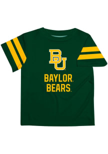 Vive La Fete Baylor Bears Youth Green Stripes Short Sleeve T-Shirt