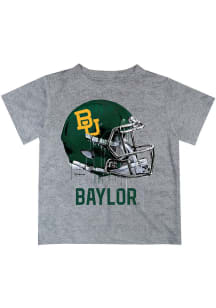 Vive La Fete Baylor Bears Infant Helmet Short Sleeve T-Shirt Grey