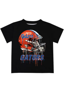 Vive La Fete Florida Gators Infant Helmet Short Sleeve T-Shirt Black
