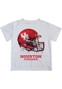 Vive La Fete Houston Cougars Infant Helmet Short Sleeve T-Shirt White