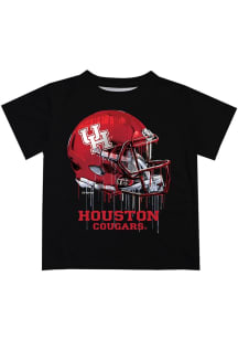 Vive La Fete Houston Cougars Infant Helmet Short Sleeve T-Shirt Black