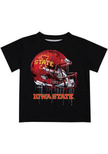 Vive La Fete Iowa State Cyclones Infant Helmet Short Sleeve T-Shirt Black