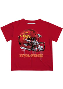 Vive La Fete Iowa State Cyclones Infant Helmet Short Sleeve T-Shirt Maroon