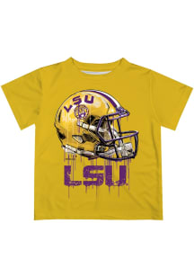 Vive La Fete LSU Tigers Infant Helmet Short Sleeve T-Shirt Gold