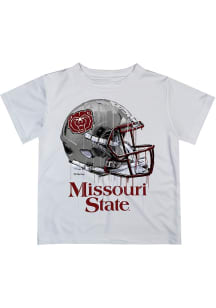 Vive La Fete Missouri State Bears Infant Helmet Short Sleeve T-Shirt White