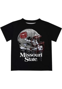 Vive La Fete Missouri State Bears Infant Helmet Short Sleeve T-Shirt Black