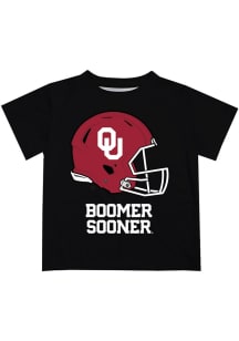 Vive La Fete Oklahoma Sooners Infant Helmet Short Sleeve T-Shirt Black