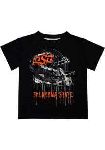 Vive La Fete Oklahoma State Cowboys Infant Helmet Short Sleeve T-Shirt Black