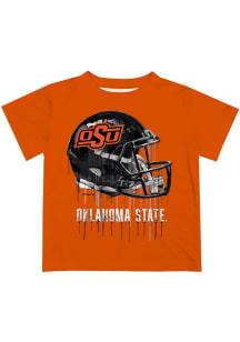 Vive La Fete Oklahoma State Cowboys Infant Helmet Short Sleeve T-Shirt Orange