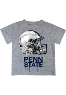 Vive La Fete Penn State Nittany Lions Infant Helmet Short Sleeve T-Shirt Grey