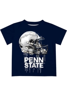 Vive La Fete Penn State Nittany Lions Infant Helmet Short Sleeve T-Shirt Blue