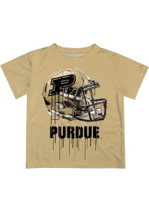 Vive La Fete Purdue Boilermakers Infant Helmet Short Sleeve T-Shirt Gold