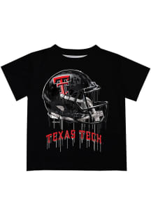 Vive La Fete Texas Tech Red Raiders Infant Helmet Short Sleeve T-Shirt Black