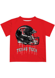 Vive La Fete Texas Tech Red Raiders Infant Helmet Short Sleeve T-Shirt Red