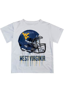 Vive La Fete West Virginia Mountaineers Infant Helmet Short Sleeve T-Shirt White