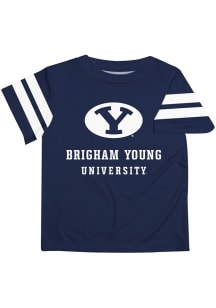 Vive La Fete BYU Cougars Infant Stripes Short Sleeve T-Shirt Blue