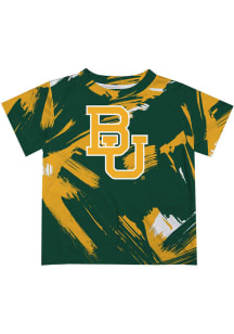 Vive La Fete Baylor Bears Infant Paint Brush Short Sleeve T-Shirt Green