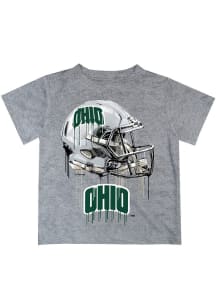 Vive La Fete Ohio Bobcats Toddler Grey Helmet Short Sleeve T-Shirt