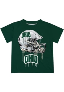 Vive La Fete Ohio Bobcats Toddler Green Helmet Short Sleeve T-Shirt