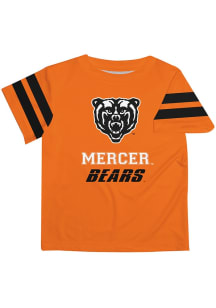 Vive La Fete Mercer Bears Toddler Orange Stripes Short Sleeve T-Shirt