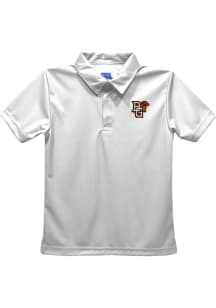 Vive La Fete Bowling Green Falcons Toddler White Team Short Sleeve Polo Shirt