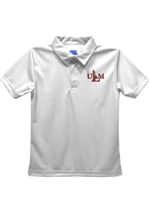 Vive La Fete Louisiana-Monroe Warhawks Toddler White Team Short Sleeve Polo Shirt