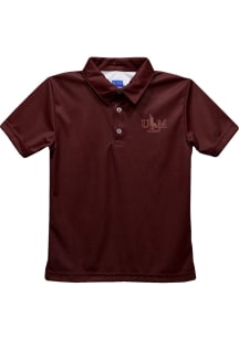 Vive La Fete Louisiana-Monroe Warhawks Youth Maroon Team Short Sleeve Polo Shirt