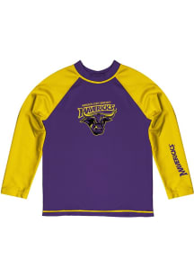 Vive La Fete Minnesota State Mankato Mavericks Baby Purple Rash Guard Long Sleeve T-Shirt