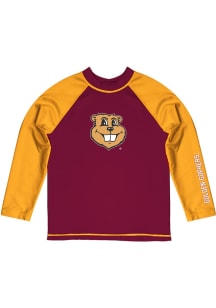 Vive La Fete Minnesota Golden Gophers Baby Maroon Rash Guard Long Sleeve T-Shirt