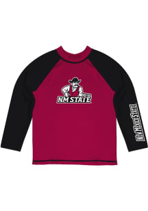 Vive La Fete New Mexico State Aggies Baby Crimson Rash Guard Long Sleeve T-Shirt