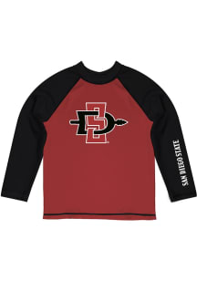 Vive La Fete San Diego State Aztecs Baby Red Rash Guard Long Sleeve T-Shirt