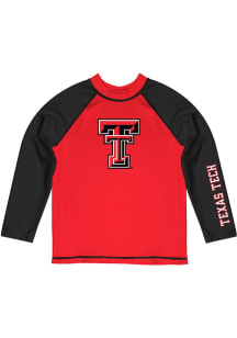 Vive La Fete Texas Tech Red Raiders Baby Red Rash Guard Long Sleeve T-Shirt