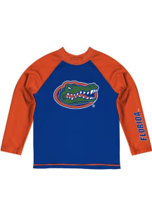 Vive La Fete Florida Gators Baby Blue Rash Guard Long Sleeve T-Shirt