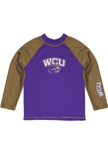Vive La Fete Western Carolina Baby Purple Rash Guard Long Sleeve T-Shirt