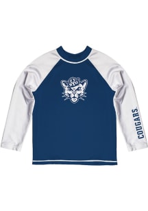 Vive La Fete BYU Cougars Toddler Blue Rash Guard Long Sleeve T-Shirt