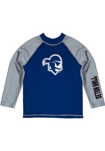 Vive La Fete Seton Hall Pirates Toddler Blue Rash Guard Long Sleeve T-Shirt