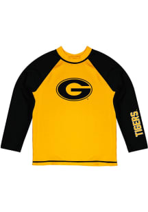 Vive La Fete Grambling State Tigers Youth Gold Rash Guard Long Sleeve T-Shirt