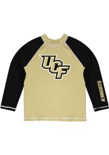 Vive La Fete UCF Knights Youth Gold Rash Guard Long Sleeve T-Shirt