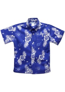 Vive La Fete Air Force Falcons Youth Blue Hawaiian Short Sleeve T-Shirt